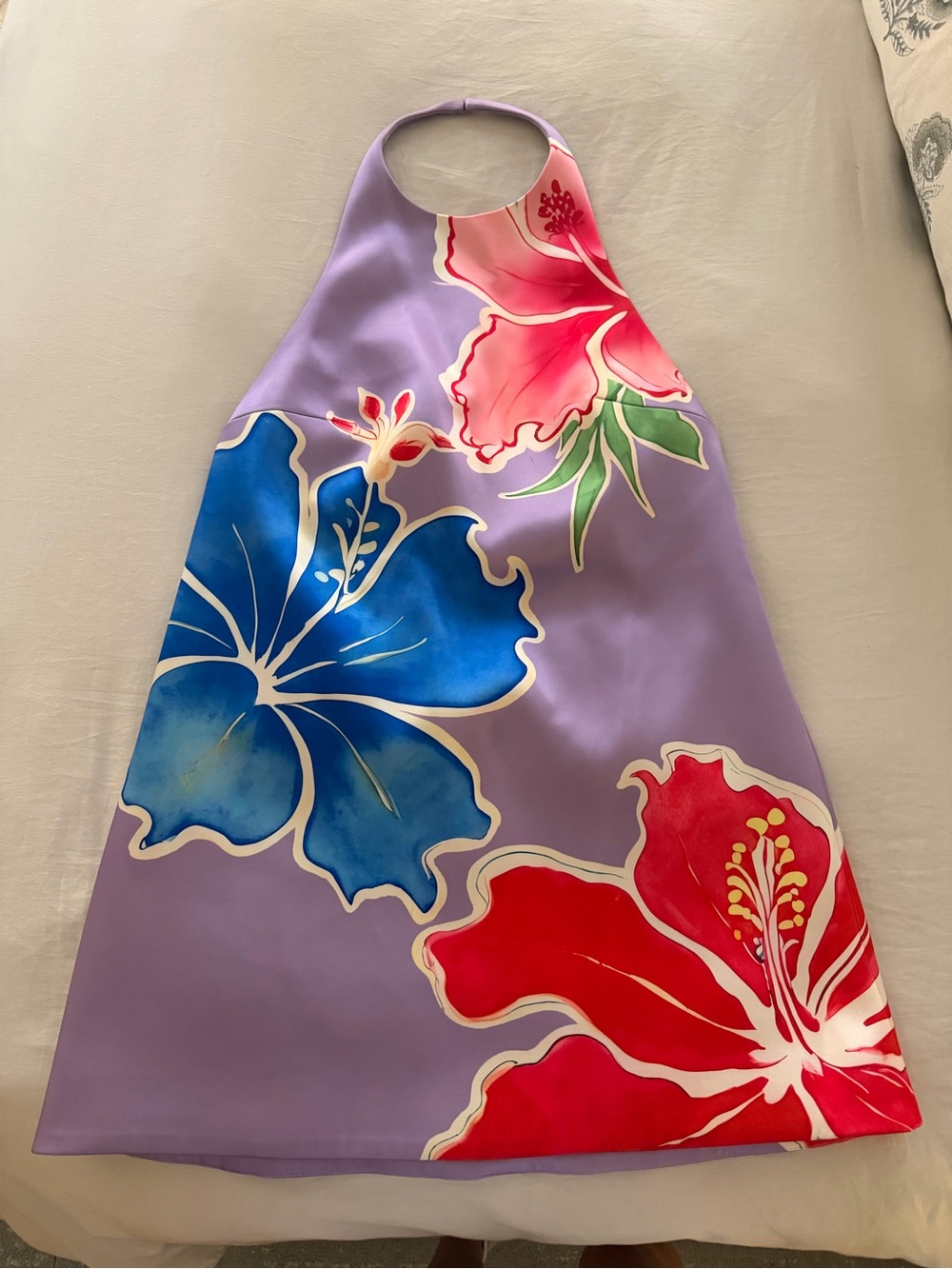 Retrofête Drexley Dress Hibiscus Lavande - Picture 4 of 8